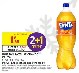 Intermarché Boisson gazeuse orange fanta offre