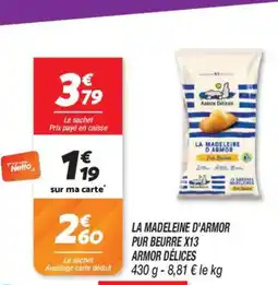 Netto ARMOR DÉLICES La madeleine d'armor pur beurre x13 offre