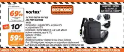 Netto VORTEX Sac à dos fonction sous vide avec pompe électrique offre