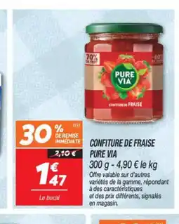 Netto PURE VIA de fraise offre