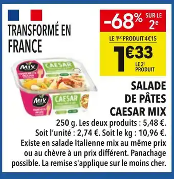 Supeco Mix Salade de pâtes Caesar offre