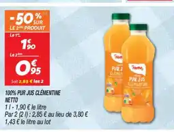 Netto NETTO 100% pur jus clementine offre