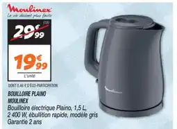 Netto MOULINEX Bouilloire plaino offre