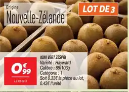 Netto ZESPRI Kiwi vert offre