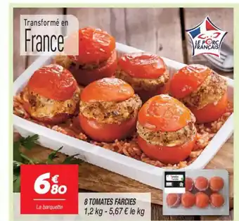 Netto 8 tomates farcies offre