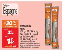 Netto NETTO Fuet catalan offre