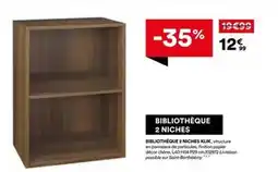 BUT Chêne - bibliothèque 2 niches offre