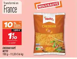 Netto NETTO Cheddar rapé offre