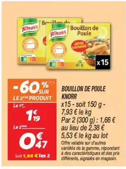 Netto KNORR Bouillon de poule offre