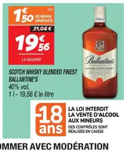 Netto BALLANTINE'S Scotch whisky blended finest offre