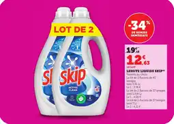 Bi1 Lessive liquide skip offre