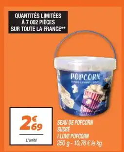 Netto Seau de popcorn sucré offre