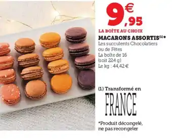 Hyper U Macarons assortis offre
