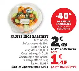 Bi1 Fruits secs bassinet offre