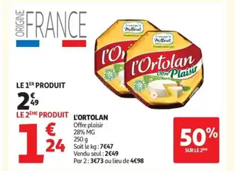 Auchan Supermarché L'ORTOLAN offre