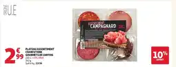 Auchan Supermarché Plateau assortiment charcuterie gourmets de l'artois offre