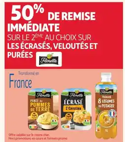 Auchan Supermarché FLORETTE Sur les écrasés, veloutés et purées offre