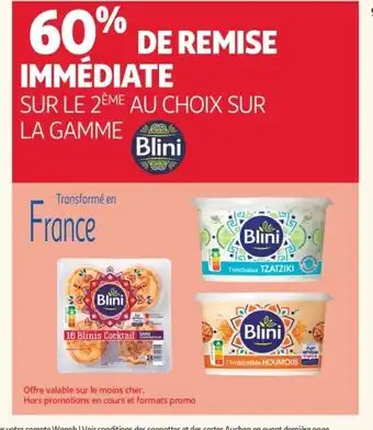 Auchan Supermarché BLINI Sur la gamme offre