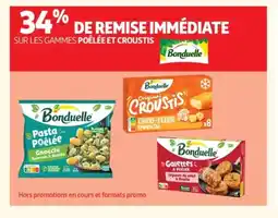 Auchan Supermarché BONDUELLE Sur les gammes poêlée et croustis offre