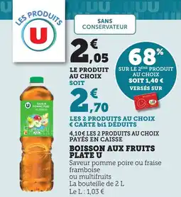 Bi1 Boisson aux fruits plate u offre