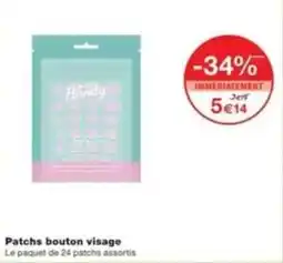 Monop' Patchs bouton visage offre