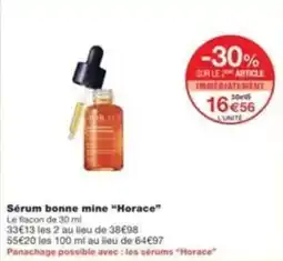 Monop' Sérum bonne mine horace offre