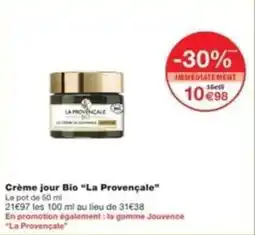 Monop' Crème jour bio la provençale offre