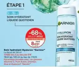 Monop' Soin hydratant hyaluron garnier offre