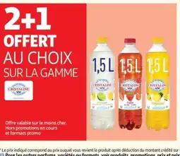 Auchan Supermarché CRISTALINE Sur la gamme offre