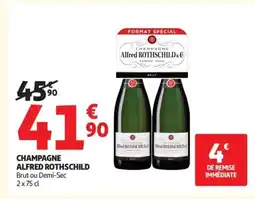 Auchan Supermarché ALFRED ROTHSCHILD Champagne offre