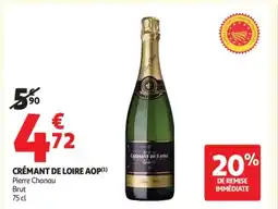 Auchan Supermarché Crémant de loire aop offre