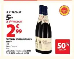 Auchan Supermarché Côteaux bourguignons aop offre