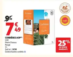 Auchan Supermarché Corbières aop offre