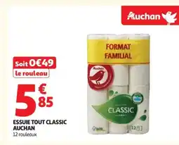 Auchan Supermarché AUCHAN Essuie tout classic offre