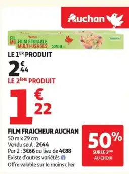 Auchan Supermarché AUCHAN Film fraicheur offre