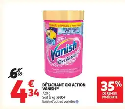 Auchan Supermarché VANISH Détachant oxi action offre