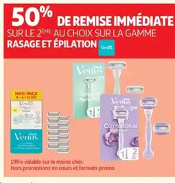 Auchan Supermarché Sur la gamme rasage et épilation offre