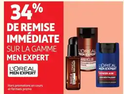 Auchan Supermarché L'ORÉAL MEN EXPERT Sur la gamme offre