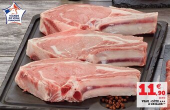 Hyper U Veau : côte à griller offre