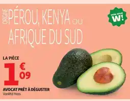 Auchan Supermarché Avocat prêt à déguster offre
