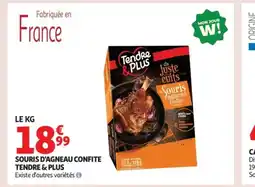 Auchan Supermarché TENDRE & PLUS Souris d'agneau confite offre