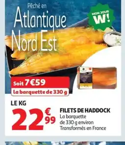 Auchan Supermarché Filets de haddock offre