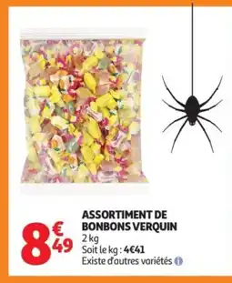Auchan Supermarché Assortiment de bonbons verquin offre