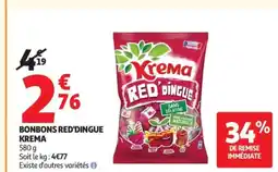 Auchan Supermarché KREMA Bonbons red'dingue offre