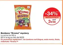 Monoprix KREMA Bonbons mystery offre