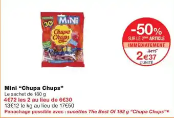 Monoprix CHUPA CHUPS Mini offre