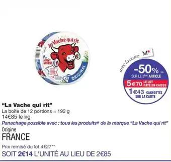 Monoprix LA VACHE QUI RIT offre