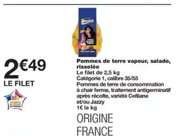 Monoprix Pommes de terre vapeur, salade, rissolée offre