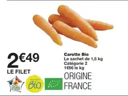 Monoprix Carotte Bio offre