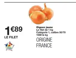 Monoprix Oignon jaune offre